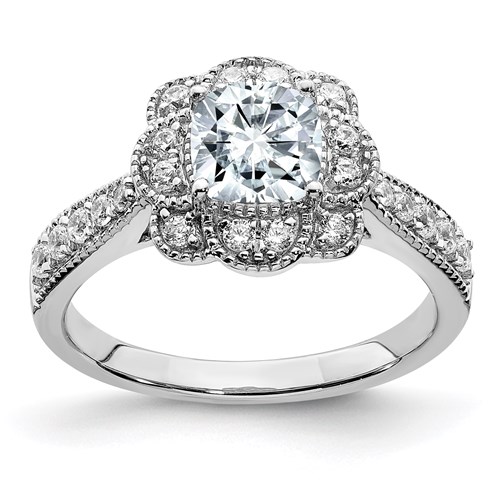 Tianyu gems 2ct moissanite diamonds ring pure 14k /18k yellow gold men ring  for wedding
