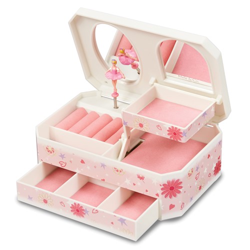 Pink And Silver Jewellery Boxes Set Of 2